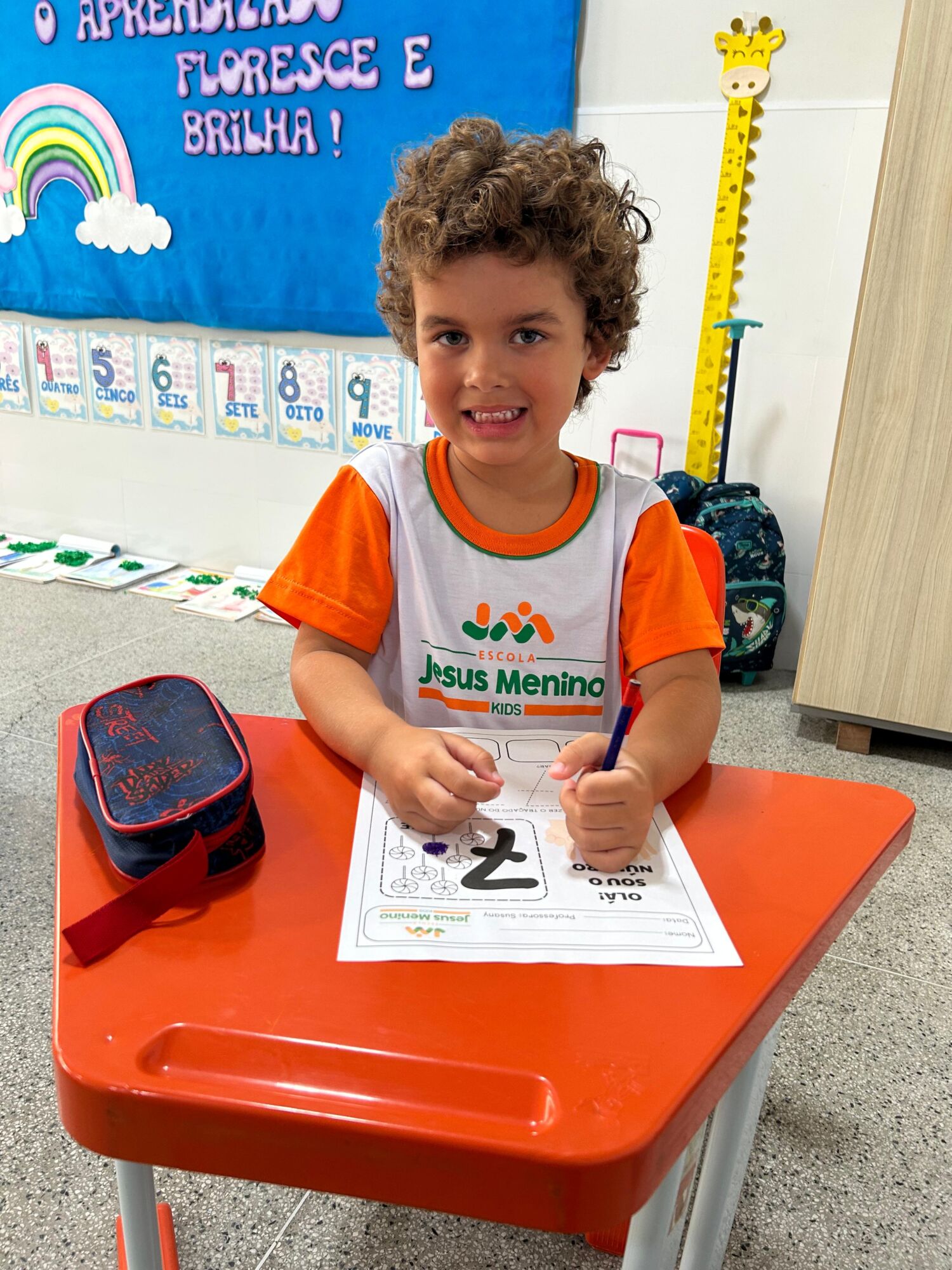 Alunos da Educação Infantil