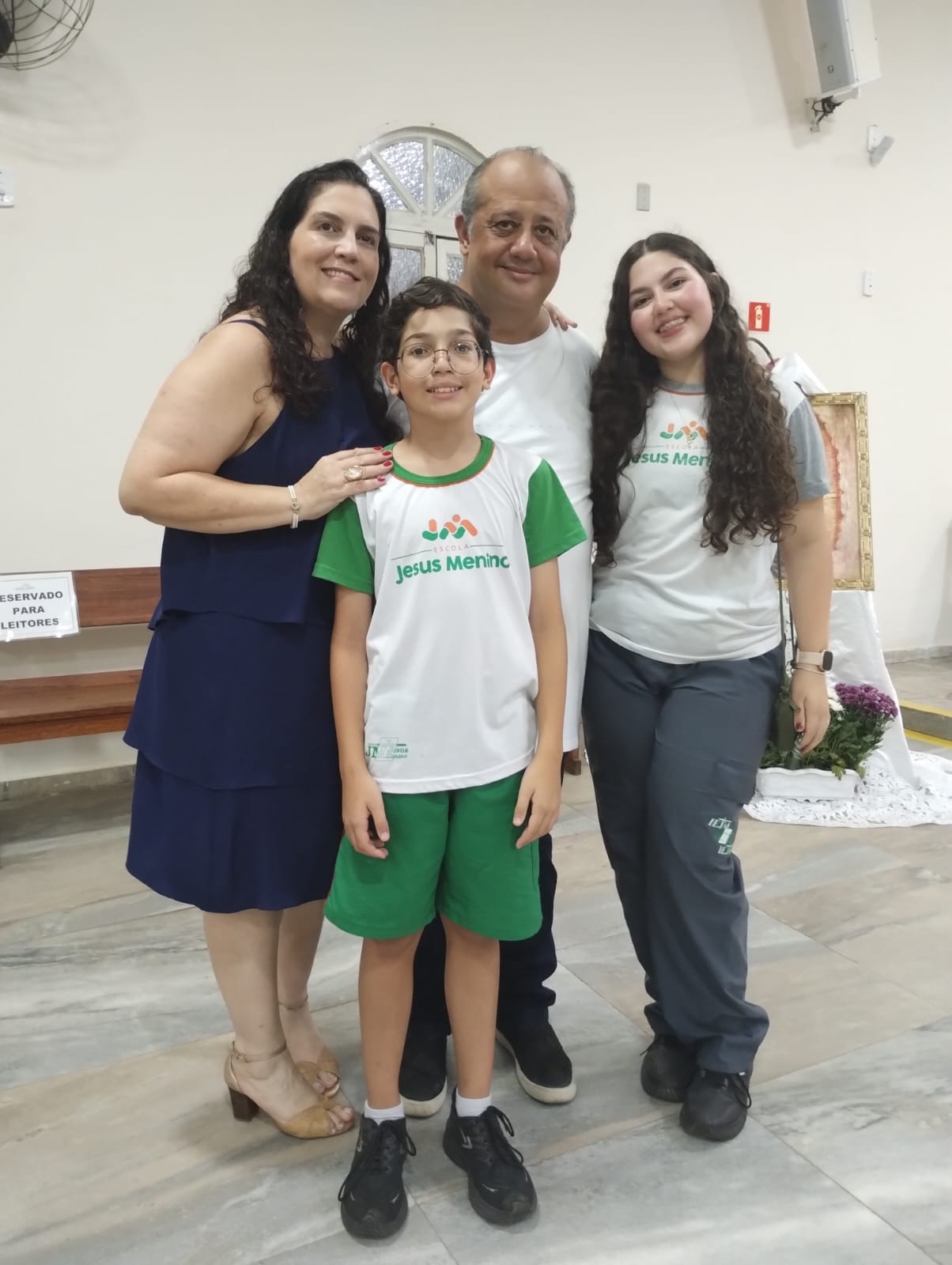Família atendida pela escola