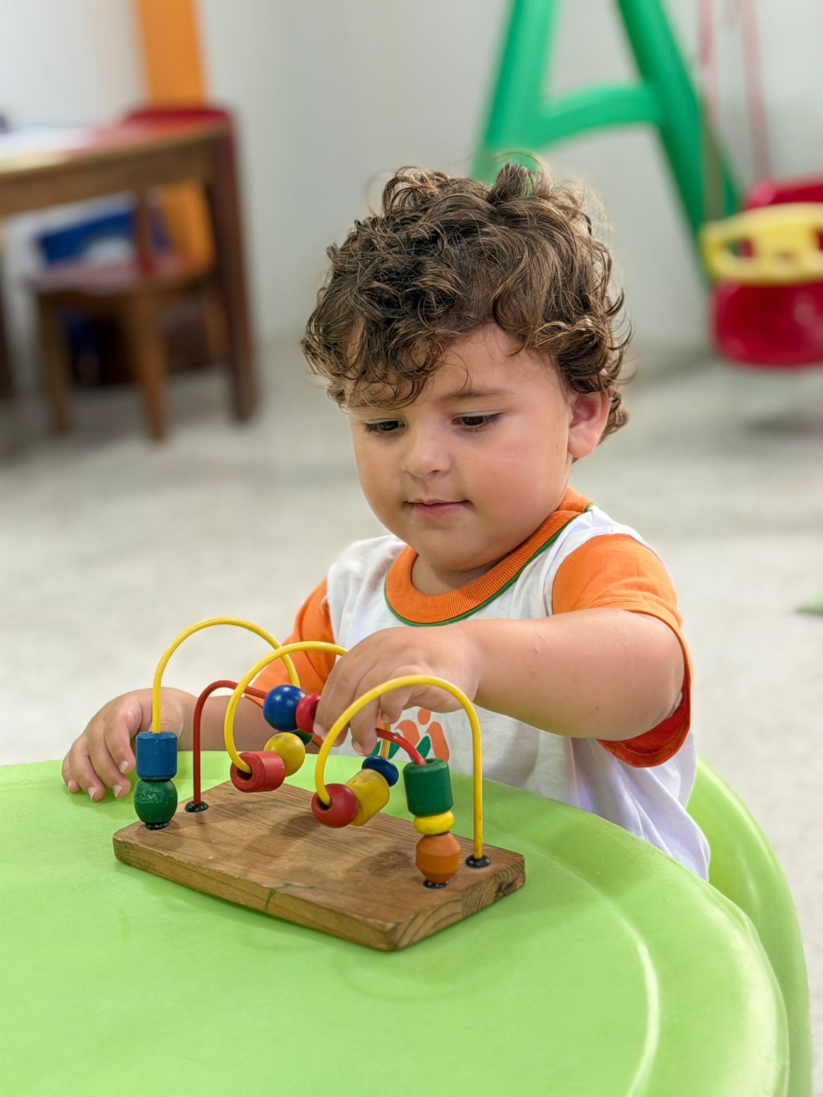 Alunos da Educação Infantil na Escola Jesus Menino